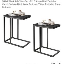 Black Side Tables 