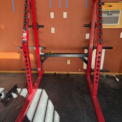 Samson Commercial-Grade Squat Rack / Power Rack – Heavy Duty Gym Equipment