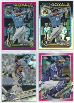 ROYALS Topps Bow Chrome REFRACTOR lot SALVY