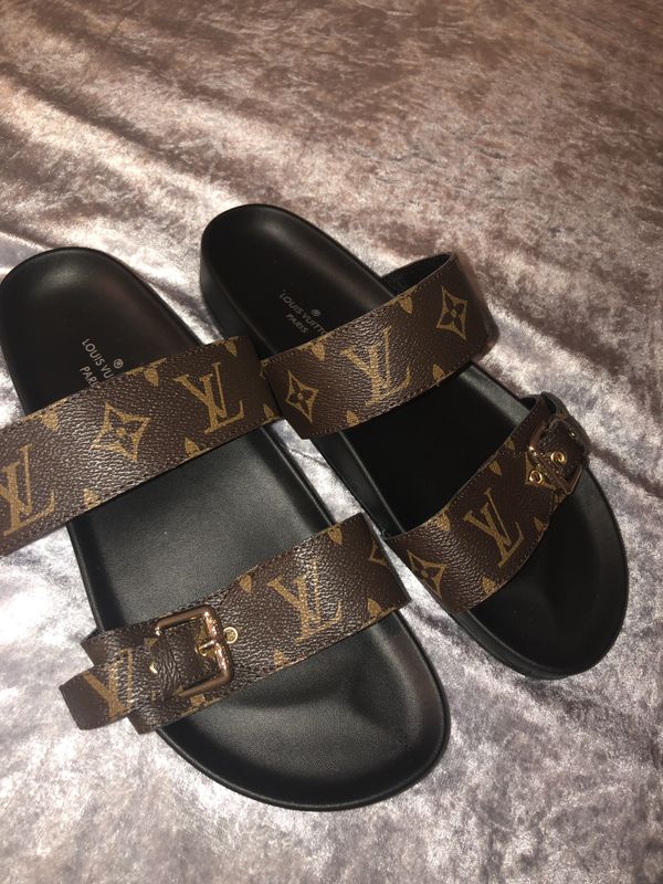 two strap louis vuitton sandals