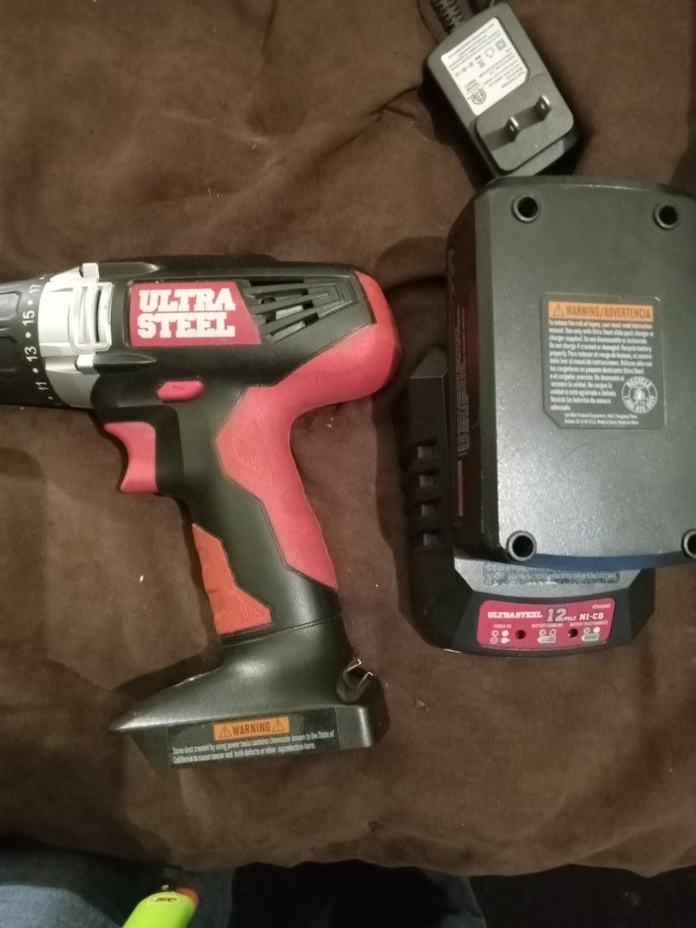 Ultra Steel Drill With Charger 