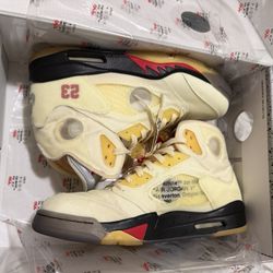 Off White Jordan 5 “Sail”