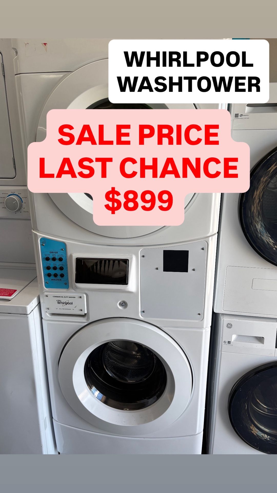Whirlpool Washtower On Sale Last Chance 
