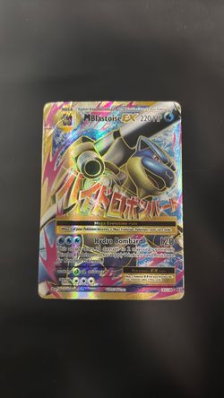 M Blastoise EX 102/108 Full Art Pokémon Card