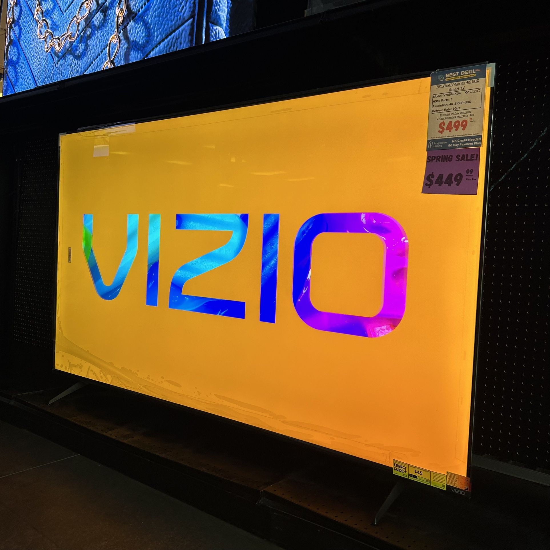 75” Vizio V-Series 4K UHD Smart TV