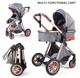 Convertible carriage to stroller