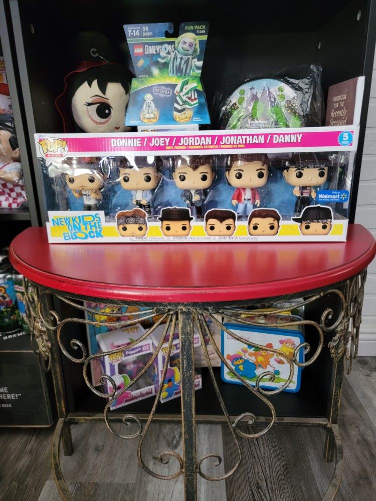 NKOTB New Kids On The Block Funko Pop Set Of 5