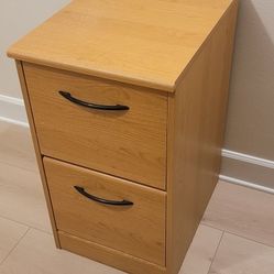 Wood file cabinet