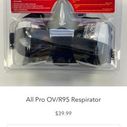 4 Respirators R95 & 4-Filters Replacements