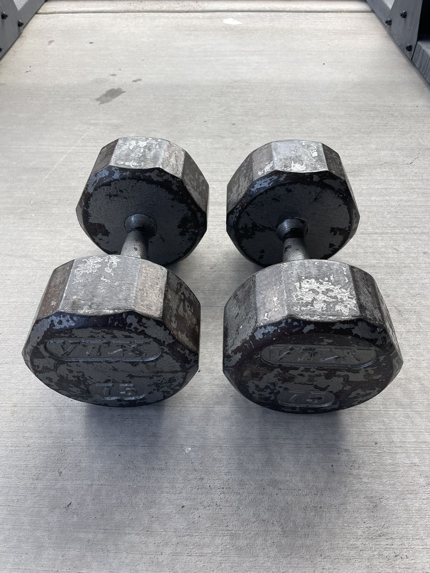 Dumbbells 75LB Pair