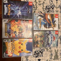 Nintendo switch Pokemon (various titles)