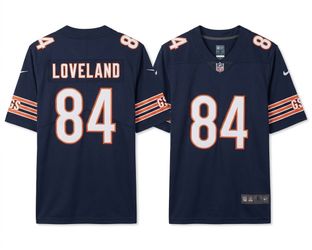 Chicago Bears Colston Loveland Jersey S-3XL Sizes