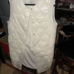Joie Medium Off White Long Winter Best