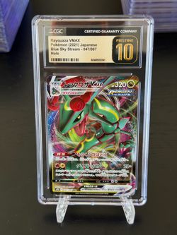 Rayquaza VMAX CGC Pristine 10 Japanese Holo