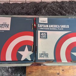 Captain America 45lb Barbell Plate