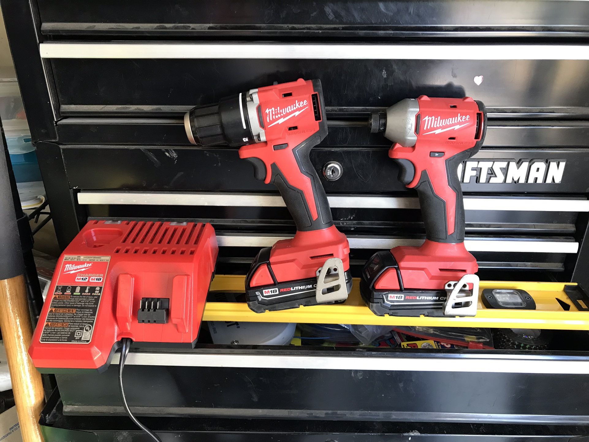 Milwaukee Drill And Impact Set