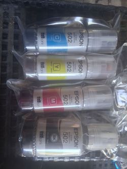 Epson 502 ink bottles