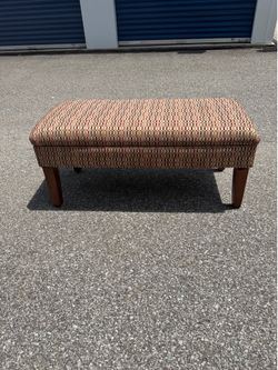 Decorative One Seat Bench with Storage 39 3/4” long  19” deep  17 3/4” tall