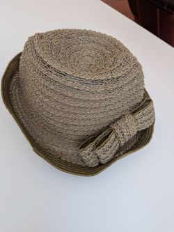 Taupe Bow Hat