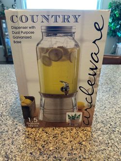 Glass Drink dispenser