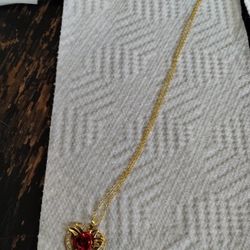 Rose Heart Necklace