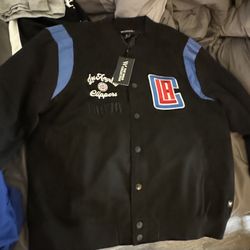 Brand New Suede XL Clippers Jacket 