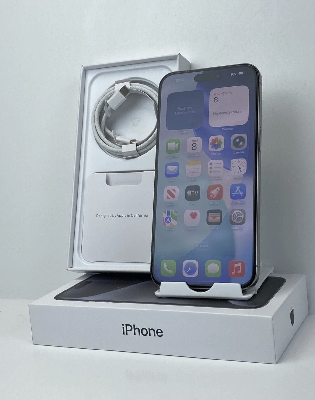 iPhone 15 Pro Max Natural Titanium UNLOCKED 256GB