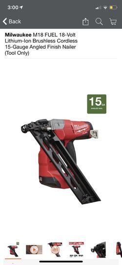 Milwaukee nailer