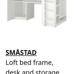 Loft Bed With Desk And Storage 