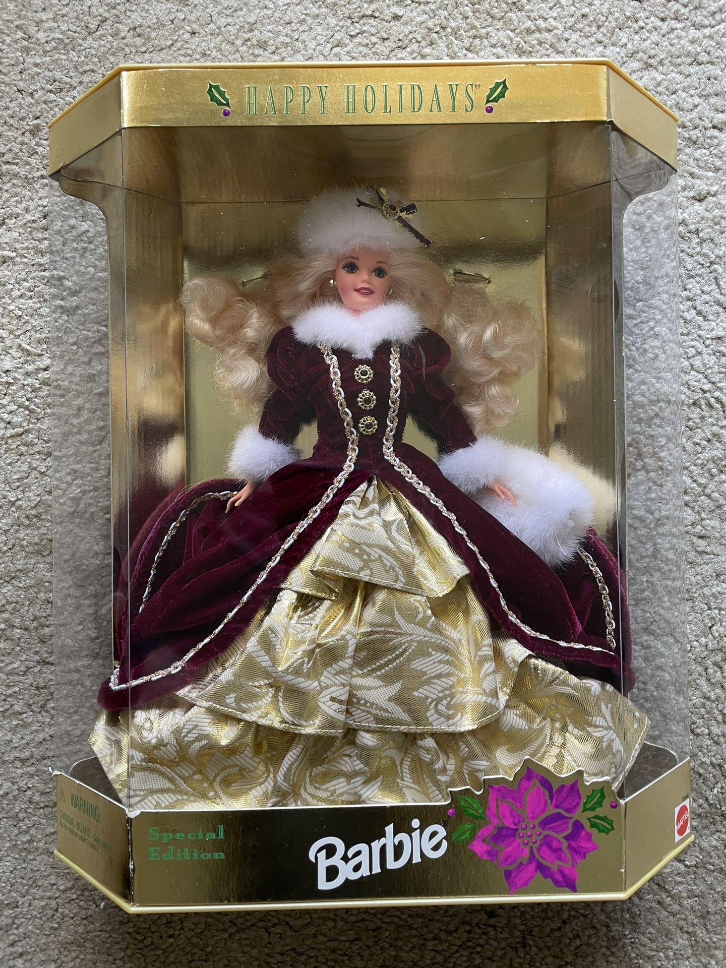 HAPPY HOLIDAYS BARBIES, 1996 & 1998