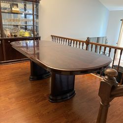Dinning Table And China Cabinet 