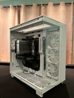 🤍 ALL WHITE H9 FLOW 🤍 High-FPS 1080p Gaming PC w/ DDR5 + RGB | Ryzen 5 9600X, RX 7600 8GB