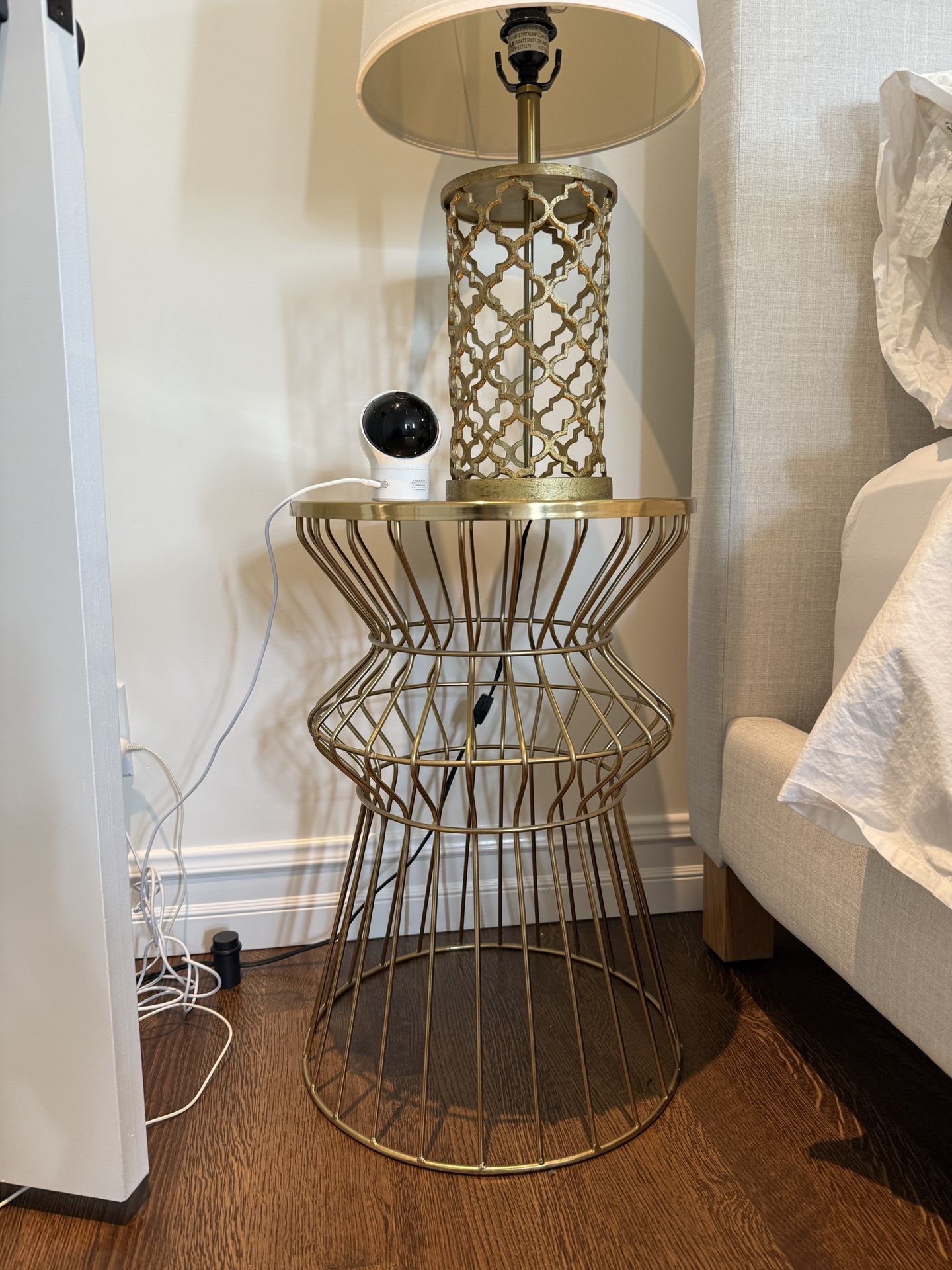 Gold side Table