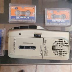 Olympus Pearlcorder S713 Microcassette Recorder Handheld VCVA