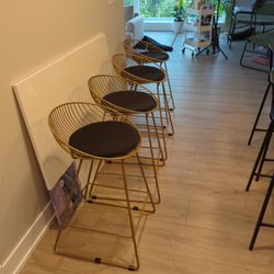 Two Sets Of Stools 