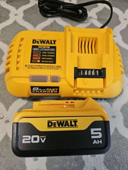 Dewalt charge and battery