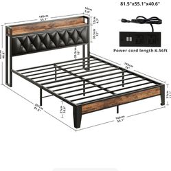 Bed frame And TV stand 