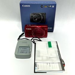 Canon PowerShot SX600 HS 16.0 MP Digital Camera 18x Optical Zoom Red