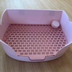 Pink Pet Rabbit litter Box