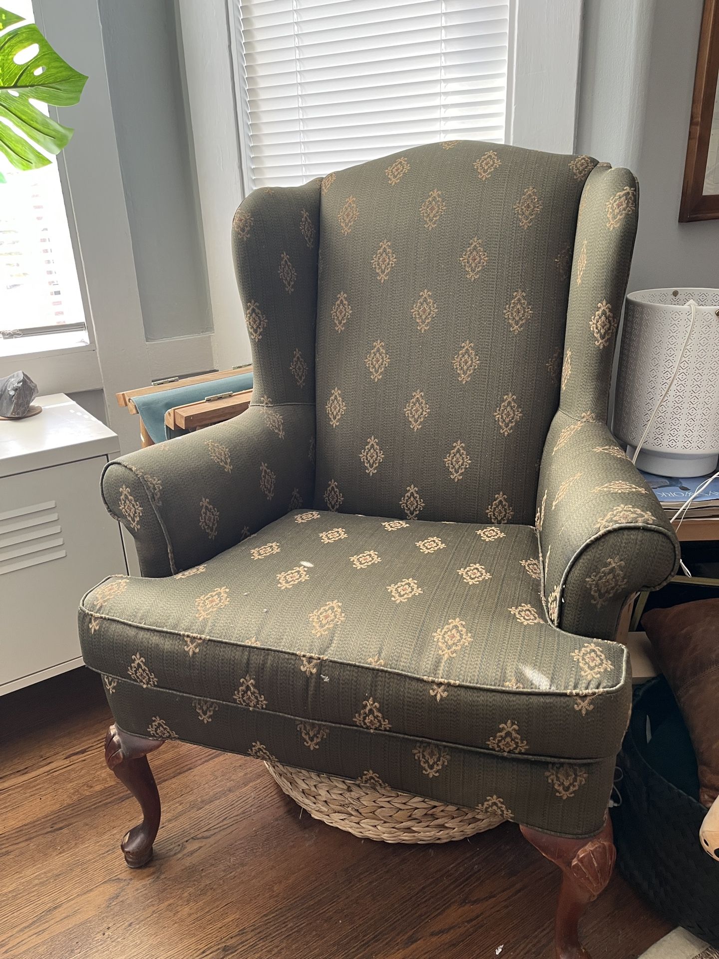 Highland House Queen Anne Wingback Chair