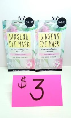 Ginseng Eye Masks