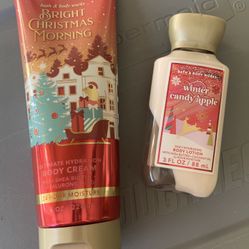 Bath & Body Works; Winter Candy Apple & Bright Christmas Morning 
