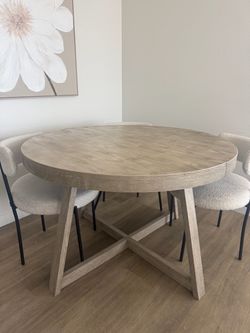 Wood Table and 4 chairs