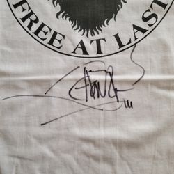 Tommy Chong Signed Shirt And Display Case