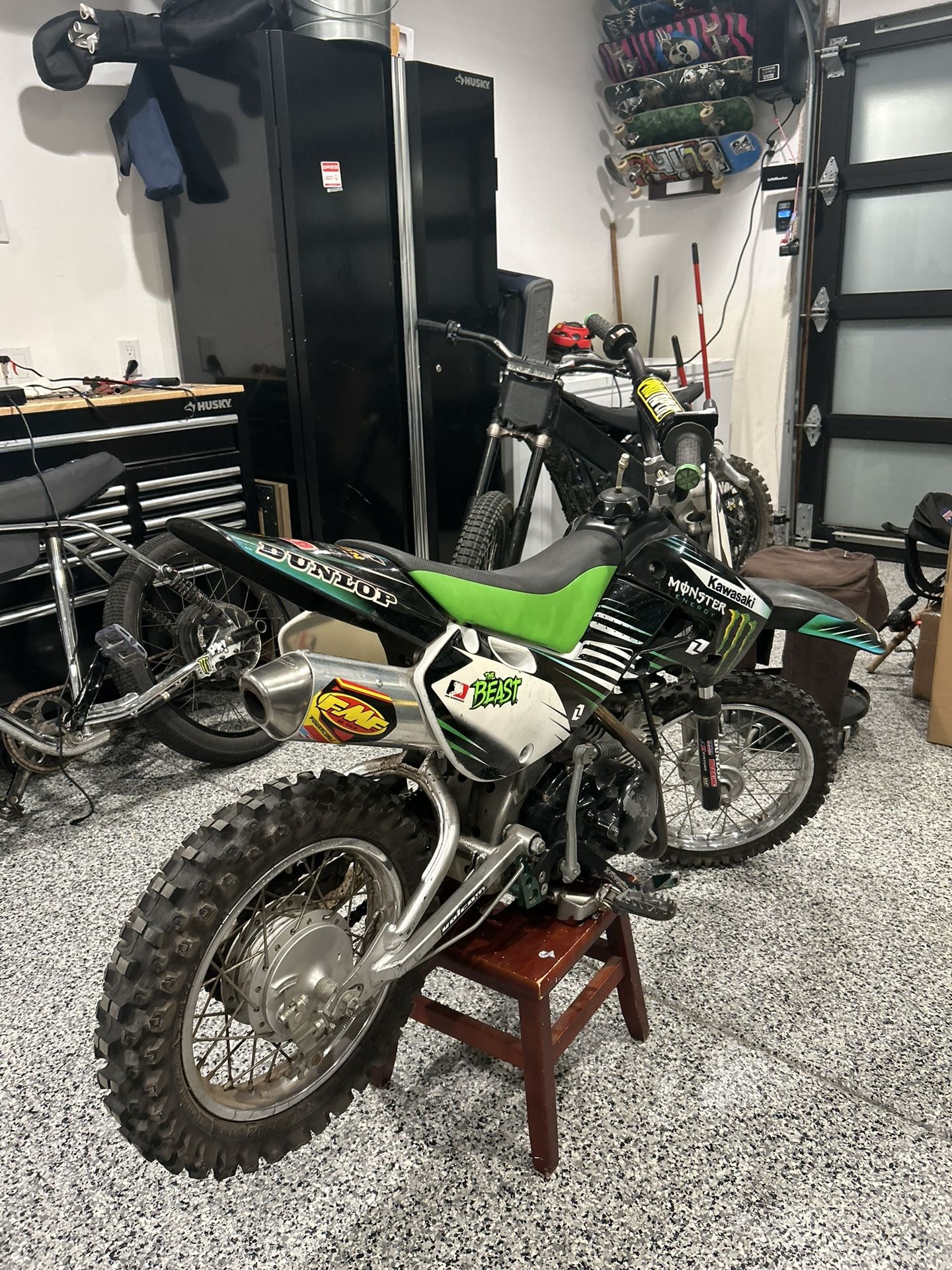 klx 110 trades for emoto and other gas