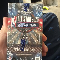 2025-26 Topps Chrome x Cactus Jack NBA Box (sealed)