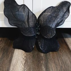 Black Wings Halloween Costume  Black tulle Skirt Also Available  