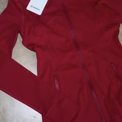 Lululemon red define jacket size 2 brand new