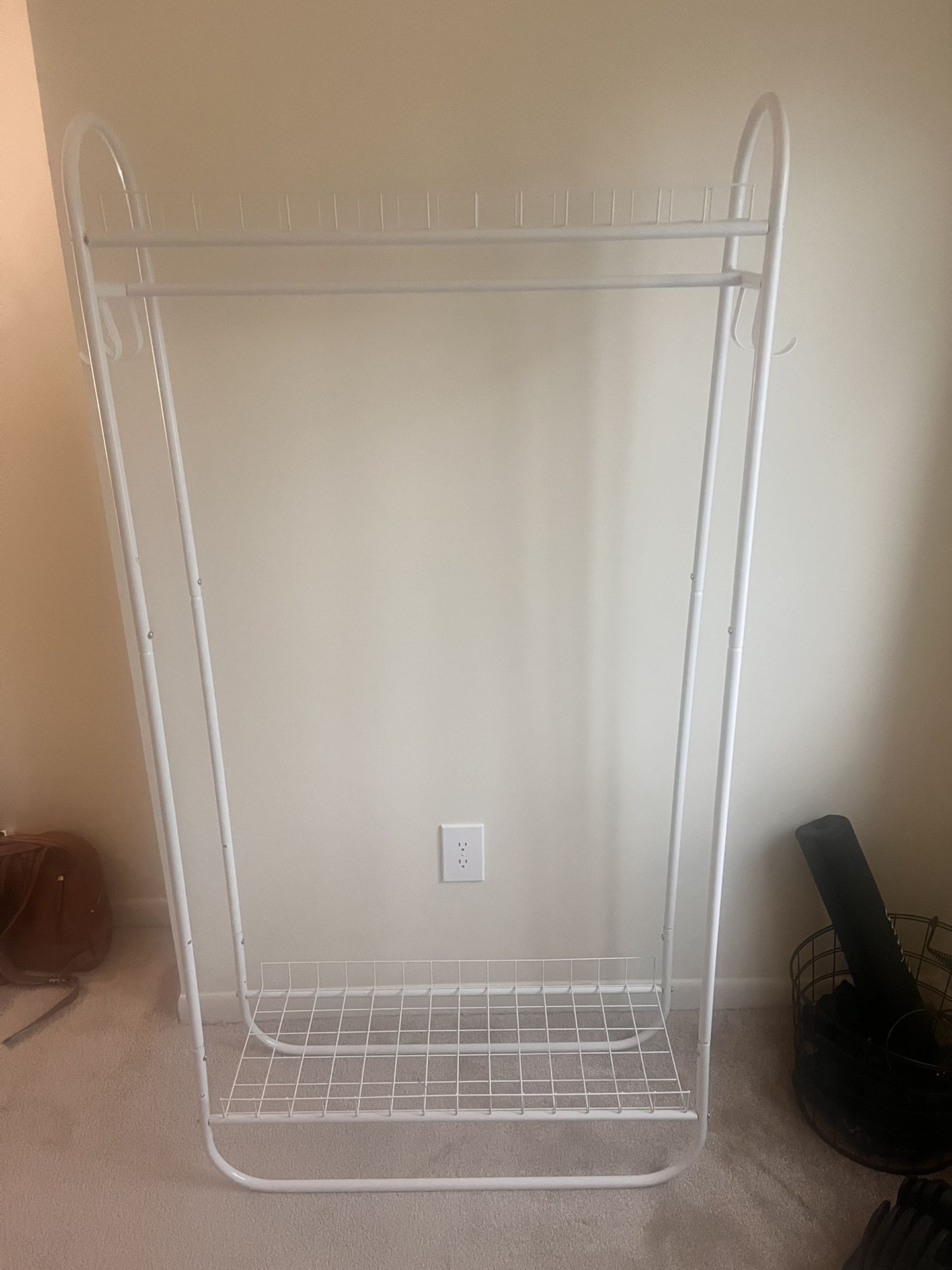Clothes Rack With Shelves