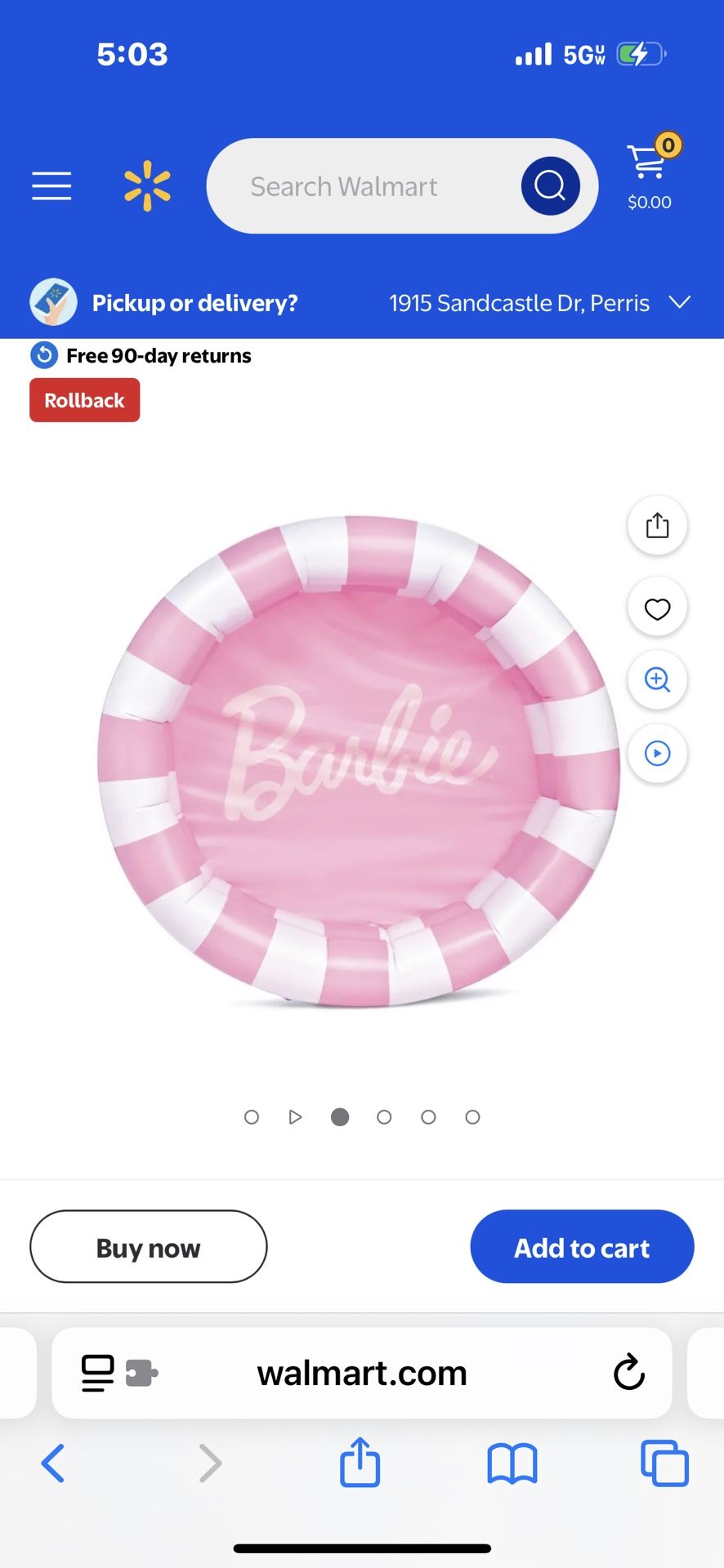 Barbie Kids pool